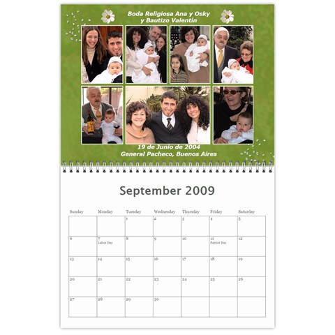 Calendario 2 By Ana Sep 2009