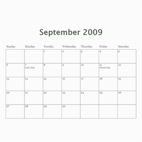 Calendario 2 By Ana Nov 2009