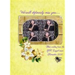 Suzanne Farewell Album - 9x12 Deluxe Photo Book (20 pages)