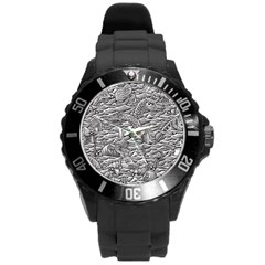 Round Plastic Sport Watch (L)