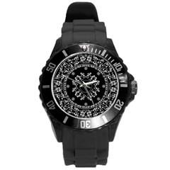 Round Plastic Sport Watch (L)