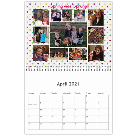 Calendar 2021 By Debbie Apr 2021