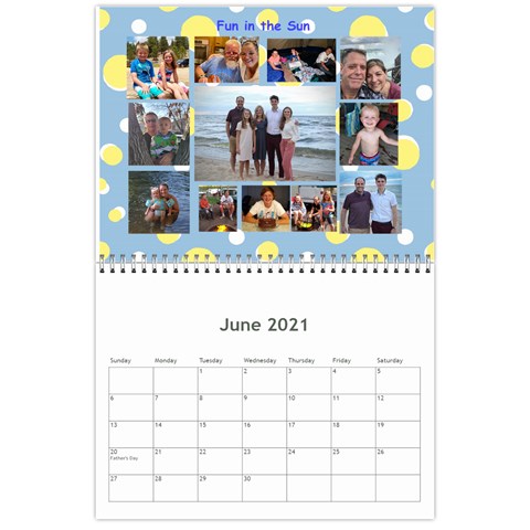 Calendar 2021 By Debbie Jun 2021