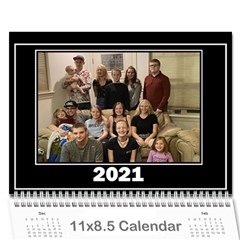 2021kingsley - Wall Calendar 11  x 8.5  (12-Months)
