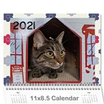 2021 Calendar - Wall Calendar 11  x 8.5  (12-Months)