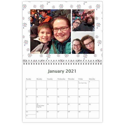 2021 Calendar By Dacian Reece Jan 2021