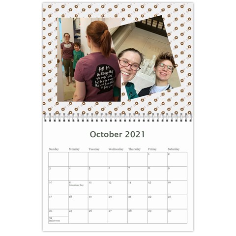 2021 Calendar By Dacian Reece Oct 2021