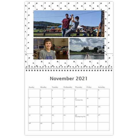 2021 Calendar By Dacian Reece Nov 2021