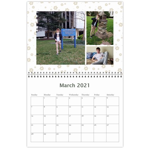 2021 Calendar By Dacian Reece Mar 2021