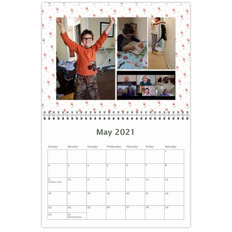 2021 Calendar By Dacian Reece May 2021