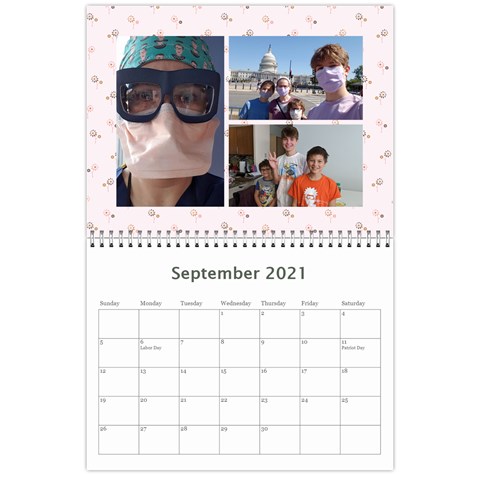 2021 Calendar By Dacian Reece Sep 2021