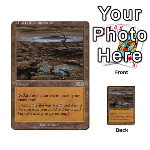 Mtg: The Grey Wastes 1 Front 9