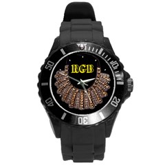 Round Plastic Sport Watch (L)