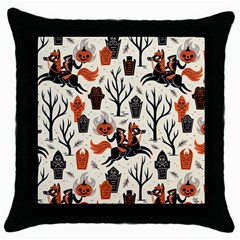 Throw Pillow Case (Black)