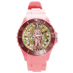 Round Plastic Sport Watch (L)