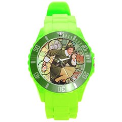 Round Plastic Sport Watch (L)