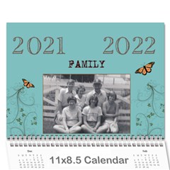 Nicol Family Calendar 21-22 - Wall Calendar 11  x 8.5  (18 Months)