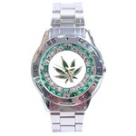 Kush Time Stainless  - Stainless Steel Analogue Watch