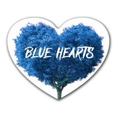 BLUE HEARYS MOUSEPAD - Heart Mousepad