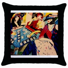 Throw Pillow Case (Black)