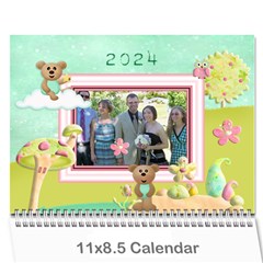 Seasonal Calendar 11 x 8.5 (12 months) 2024 - Wall Calendar 11  x 8.5  (12-Months)