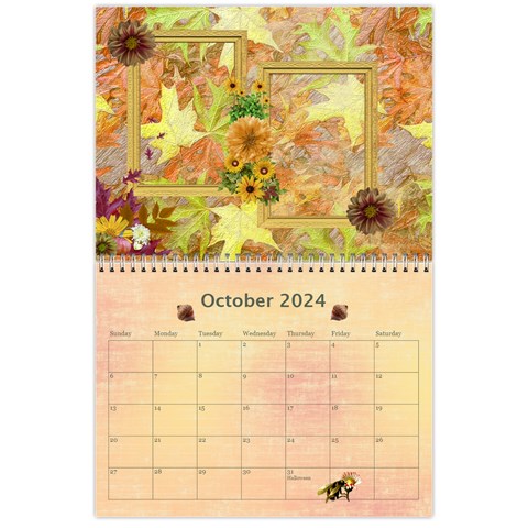 Seasonal Calendar 11 X 8 5 (12 Months) 2024 By Spg Oct 2024