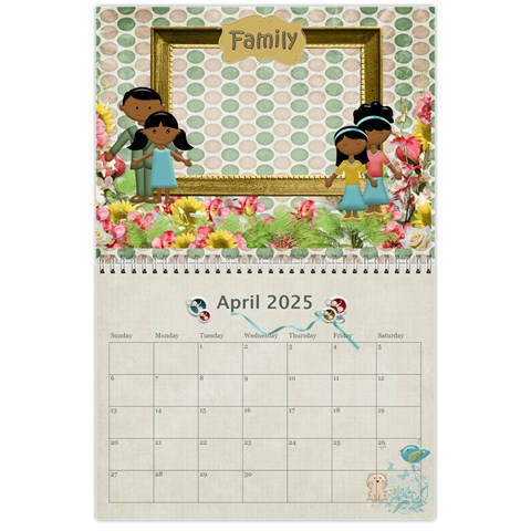 Seasonal Calendar 11 X 8 5 (12 Months) 2024 By Spg Apr 2024