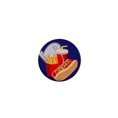 Fast Food Vendor - 1  Mini Magnet