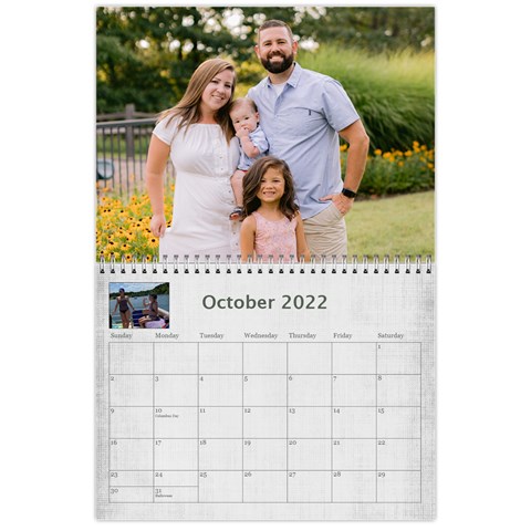 Macvittie Family Calendar 2022 Jay  By Debra Macv Oct 2022