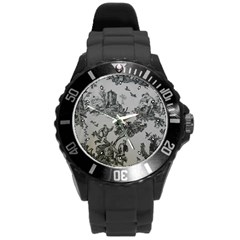 Round Plastic Sport Watch (L)