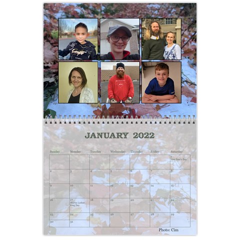 2022 Calendar By Derolene Jan 2022