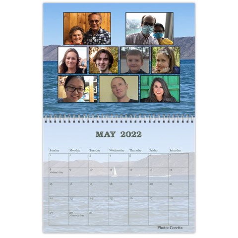 2022 Calendar By Derolene May 2022