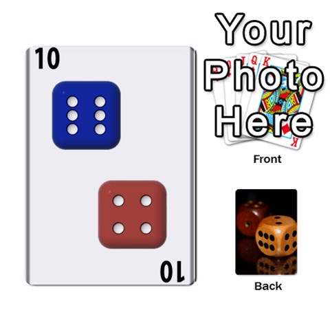 Deck Of Dice A By Jonathan Ham Front - Spade4