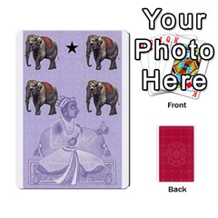 Taj Mahal Colour Blind Deck 1 - Playing Cards 54 Designs (Rectangle)