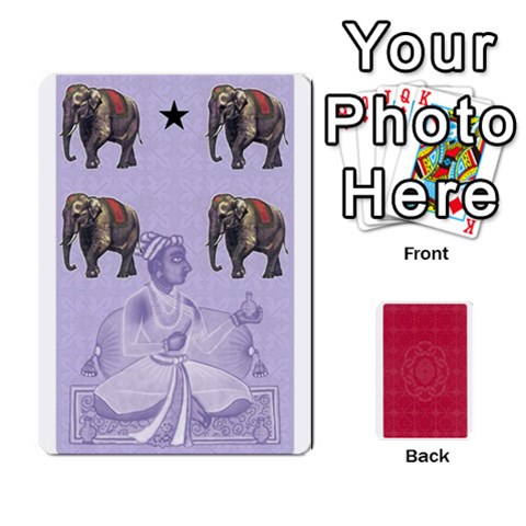 Taj Mahal Colour Blind Deck 1 By Graham Dean Front - Spade3