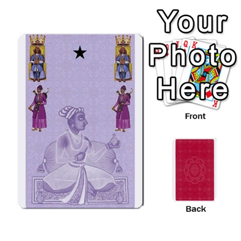 Taj Mahal Colour Blind Deck 1 By Graham Dean Front - Heart8