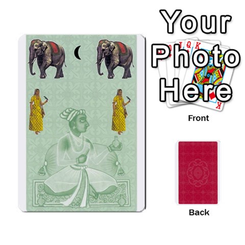 Taj Mahal Colour Blind Deck 1 By Graham Dean Front - Diamond3
