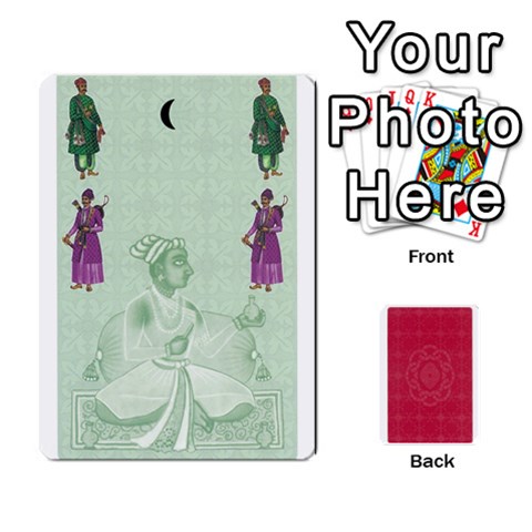 King Taj Mahal Colour Blind Deck 1 By Graham Dean Front - DiamondK