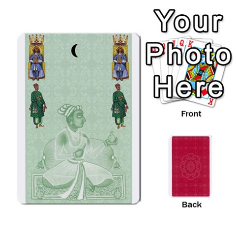 Ace Taj Mahal Colour Blind Deck 1 By Graham Dean Front - DiamondA