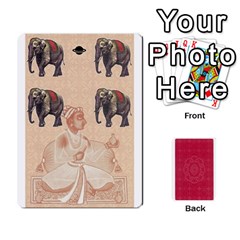 Taj Mahal Colour Blind Deck 2 - Playing Cards 54 Designs (Rectangle)