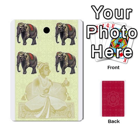 Jack Taj Mahal Colour Blind Deck 2 By Graham Dean Front - HeartJ