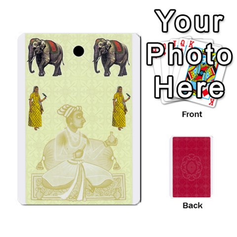 Taj Mahal Colour Blind Deck 2 By Graham Dean Front - Diamond4