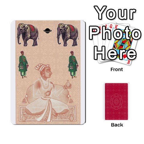 Taj Mahal Colour Blind Deck 2 By Graham Dean Front - Spade5