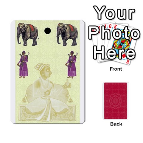 Taj Mahal Colour Blind Deck 2 By Graham Dean Front - Diamond9