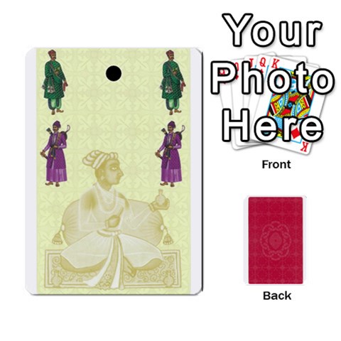 King Taj Mahal Colour Blind Deck 2 By Graham Dean Front - DiamondK