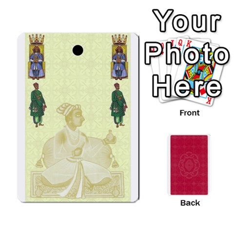 Taj Mahal Colour Blind Deck 2 By Graham Dean Front - Club2