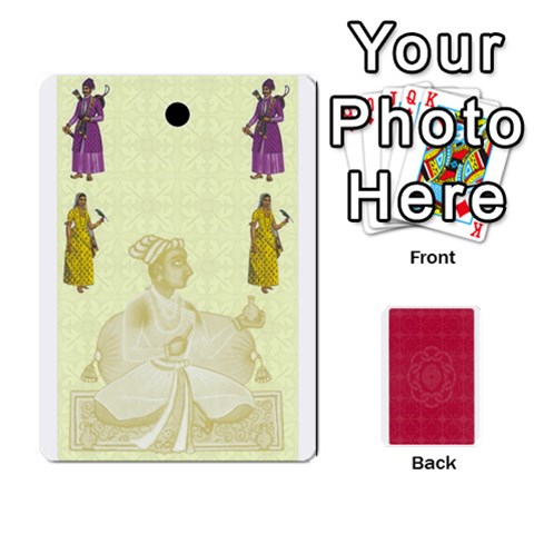 Taj Mahal Colour Blind Deck 2 By Graham Dean Front - Club4