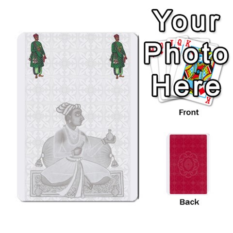 Taj Mahal Colour Blind Deck 2 By Graham Dean Front - Club5