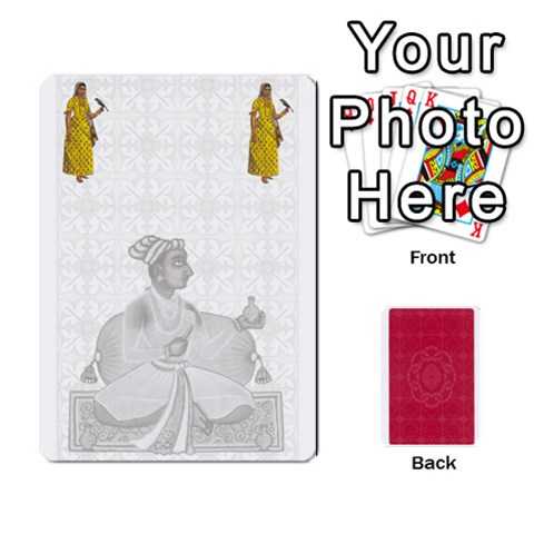 Taj Mahal Colour Blind Deck 2 By Graham Dean Front - Club6