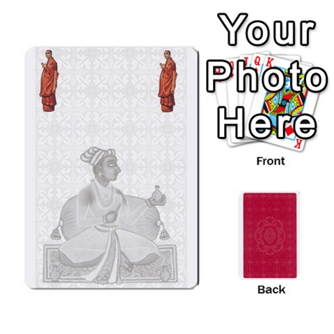 Taj Mahal Colour Blind Deck 2 By Graham Dean Front - Club7